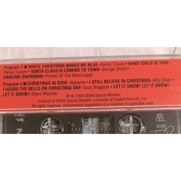 90s Cassette Country Christmas Tape Tanya Tucker Randy Travis All Star Retro NEW - Picture 5 of 8